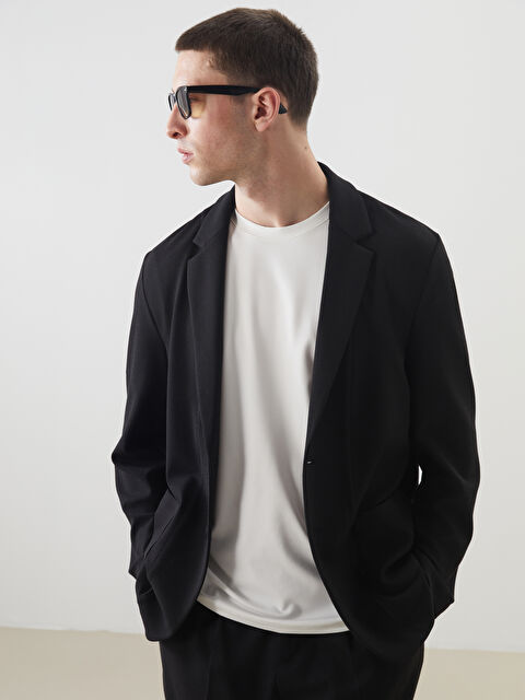 LCW Vision Dar Kalıp Erkek Blazer Ceket - S57945Z8-CVL