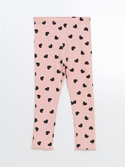 LCW Kids بنطلون بيجاما مطبوع للبنات بخصر مطاطي - S58171Z1-LT4