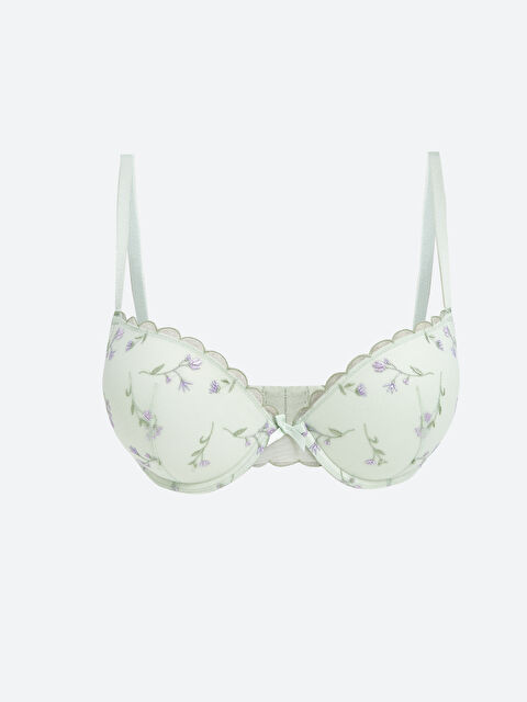 LCW DREAM Balenli Dolgulu Çiçekli Fantezi Tişört Sütyen - S58286Z8-FWG