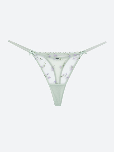 LCW DREAM Çiçekli Fantezi Tanga Külot - S58335Z8-FWG