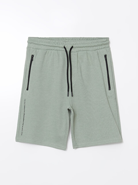 XSIDE Regular Fit Men's Pique Shorts with Drawstring Waist