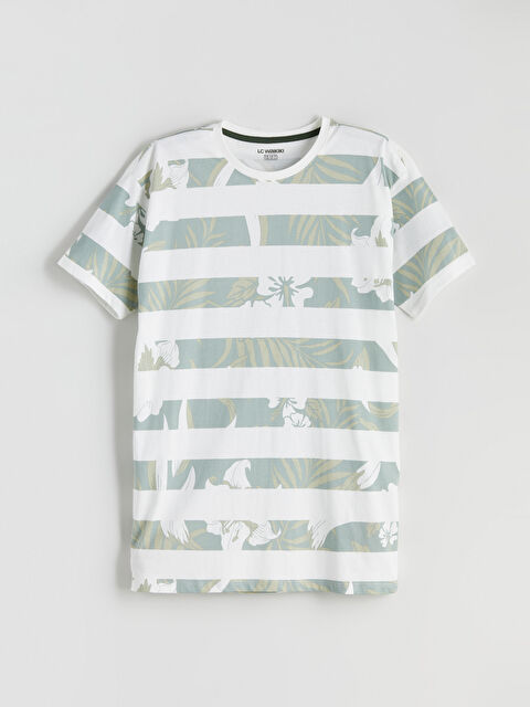 LCW Kids Bisiklet Yaka Erkek Çocuk Pijama Üst