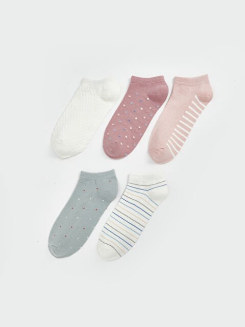 LCW DREAM Desenli Kadın Patik Çorap 5'li - S58481Z8-FDU