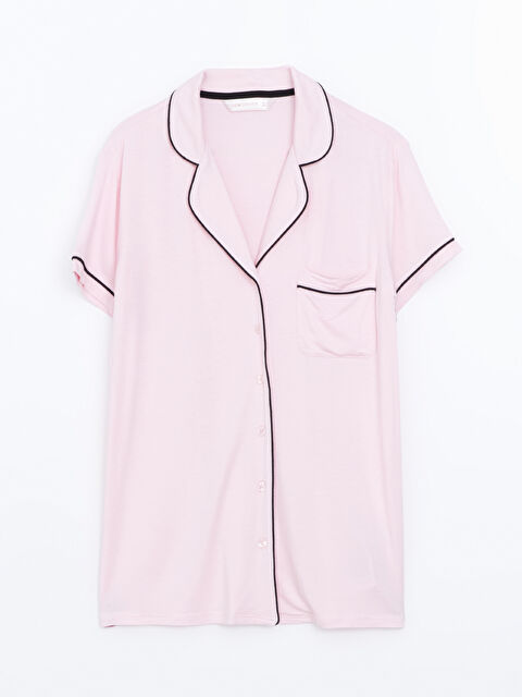 LCW DREAM Gömlek Yaka Kadın Pijama Üstü - S58629Z8-QWM