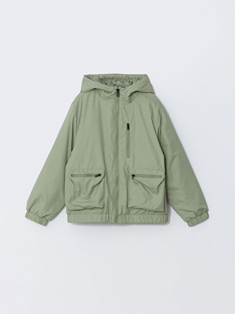 LCW Kids Kapüşonlu Erkek Çocuk Yağmurluk - S58672Z4-GHY