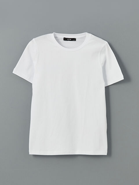 LCW Kids Bisiklet Yaka Basic Erkek Çocuk Tişört - S58692Z4-Q6K