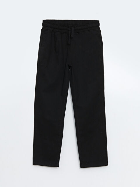 LCW Kids Beli Lastikli Keten Karışımlı Erkek Çocuk Pantolon - S58703Z4-RQL