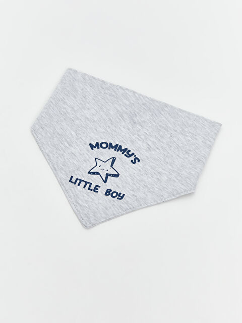 LCW baby Baskılı Erkek Bebek Mama Önlüğü - S58848Z1-847