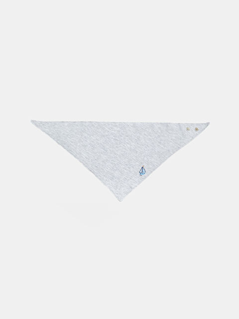 LCW baby Nakışlı Erkek Bebek Mama Önlüğü - S58854Z1-847