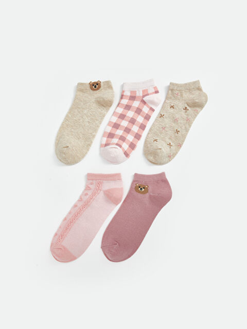 LCW DREAM Desenli Kadın Patik Çorap 5'li - S58934Z8-L9L