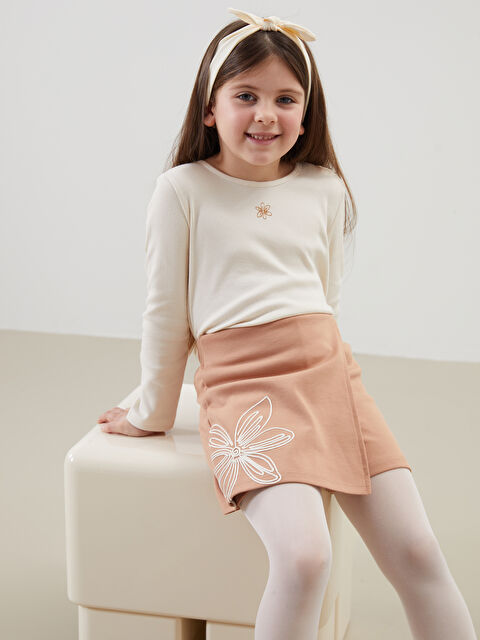 LCW Kids Bisiklet Yaka Kız Çocuk Takım 3'lü - S59029Z1-FT0