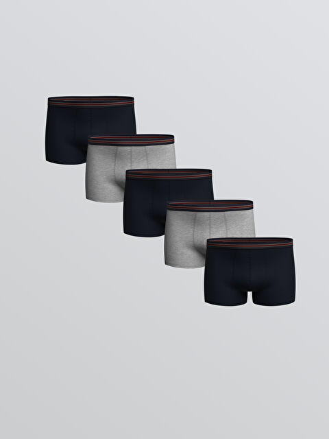 LC WAIKIKI Standard Fit Cotton Stretch Men's Boxer 5-Pack - S59107Z8-LAL