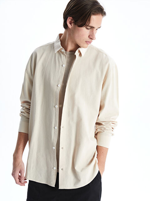 XSIDE Standard Fit Long Sleeve Men's Shirt - S59244Z8-VZH