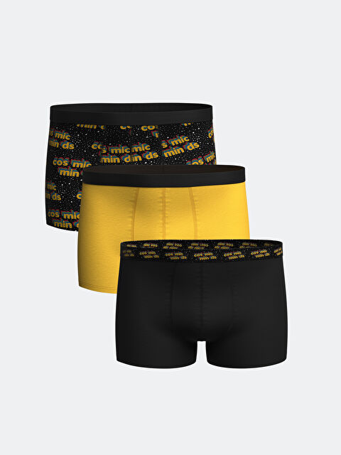 LC WAIKIKI Standart Kalıp Pamuklu Esnek Erkek Boxer 3'lü - S59296Z8-LQJ