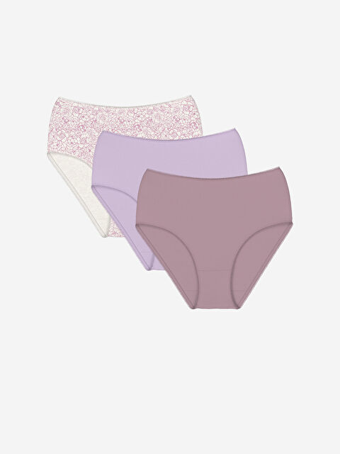 LCW DREAM Baskılı Klasik Külot 3'lü - S59376Z8-LRA