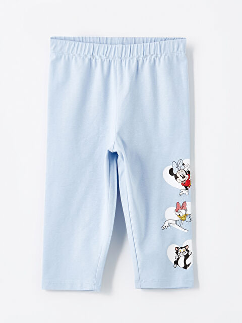 LCW Kids Minnie Mouse Baskılı Kız Çocuk Tayt - S59414Z1-QYD