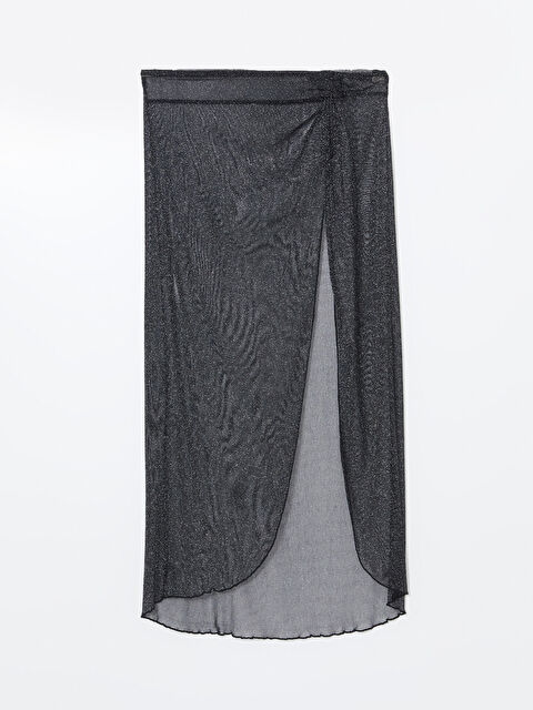 LCW DREAM Beli Lastikli Simli Kadın Pareo - S59448Z8-SLQ