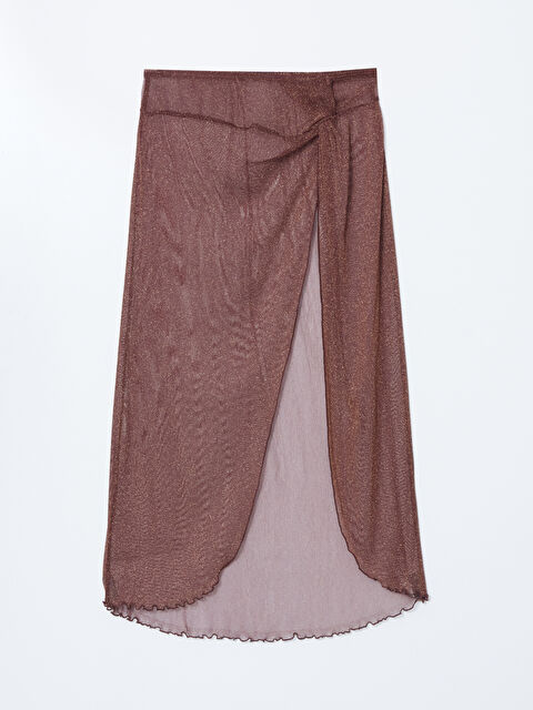 LCW DREAM Beli Lastikli Simli Kadın Pareo - S59448Z8-SLR