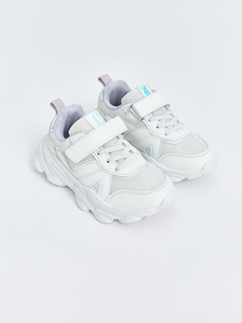 LCW STEPS Lace-Up and Hook-and-Loop Girls' Sneakers - S59473Z4-Q6K