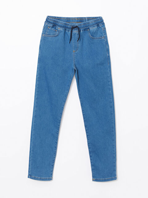 LCW Kids Beli Lastikli Erkek Çocuk Jean Pantolon - S59499Z4-507