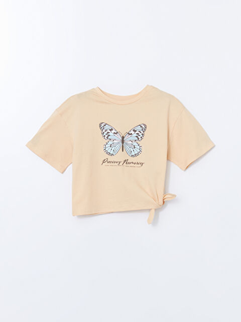 LCW Kids Crew Neck Girls' T-Shirt - S59527Z4-YTK
