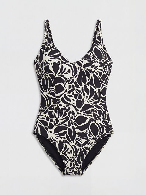 LCW DREAM V Yaka Desenli Kadın Mayo