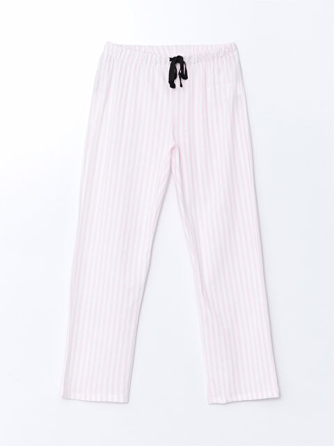 LCW DREAM Beli Lastikli Çizgili Kadın Pijama Alt - S59752Z8-LRA