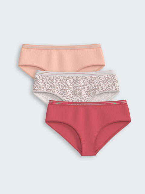 LCW DREAM Desenli Hipster Külot 3'lü - S59791Z8-LR9