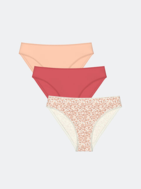 LCW DREAM Baskılı Bikini Külot 3'lü - S59803Z8-LR9