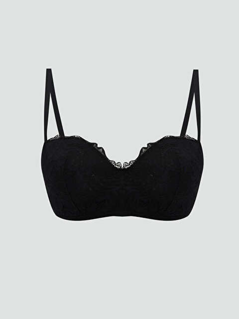LCW DREAM Balenli Dolgusuz Dantelli Fantezi Straplez Sütyen - S59947Z8-CVL