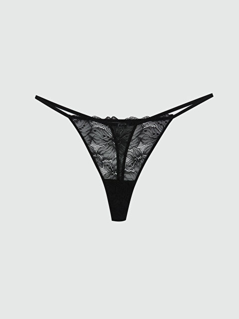 LCW DREAM Dantelli Fantezi Tanga Külot - S59948Z8-CVL