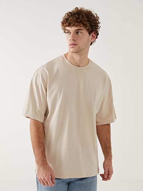 XSIDE Crew Neck Short Sleeve Men's T-Shirt - S59976Z8-YCP