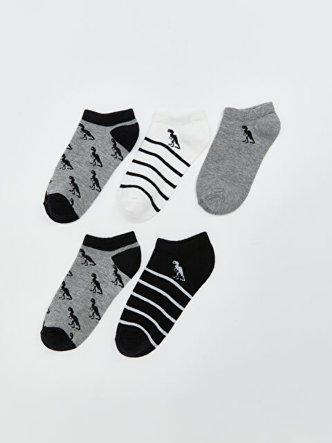 LCW Kids Erkek Çocuk Patik Çorap 5'li - S5AA07Z4-K00