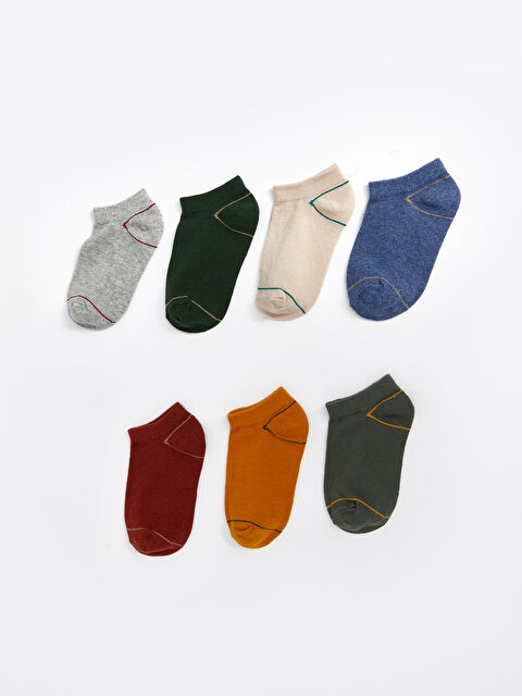 LCW Kids Erkek Çocuk Patik Çorap 7'li - S5AA27Z4-K00