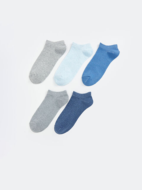 LCW Kids Basic Erkek Çocuk Patik Çorap 5'li - S5AA71Z4-K00