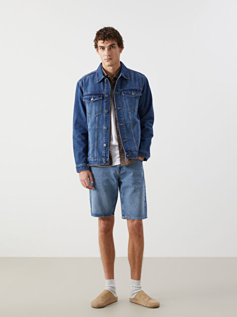 LCW Jeans Джинсові Шорти Чоловічі Звичайного Крою