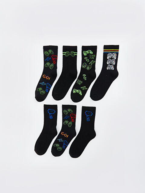 LCW Kids Desenli Erkek Çocuk Soket Çorap - S5AB73Z4-K00