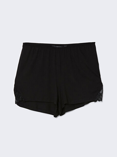 LCW DREAM Beli Lastikli Dantel Detaylı Kadın Şort Pijama Alt - S5AC25Z8-CVL