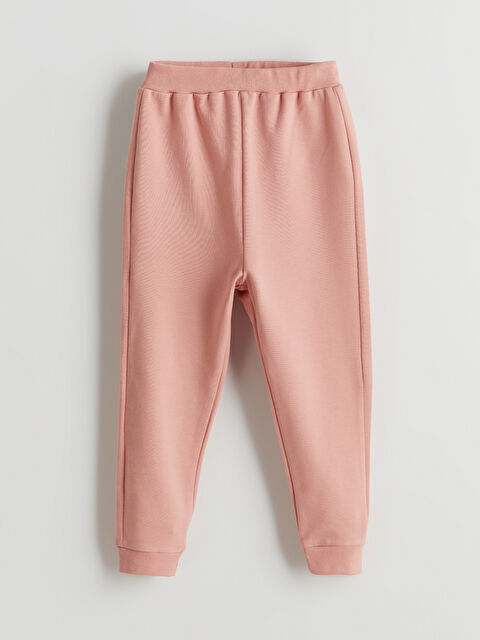 LCW baby Beli Lastikli Kız Bebek Jogger Eşofman Alt - S5AE11Z1-YXB