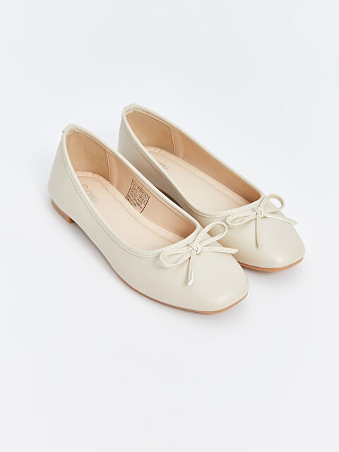 LCW STEPS Bow Detailed Women's Ballet Flat - S5AE32Z8-R81