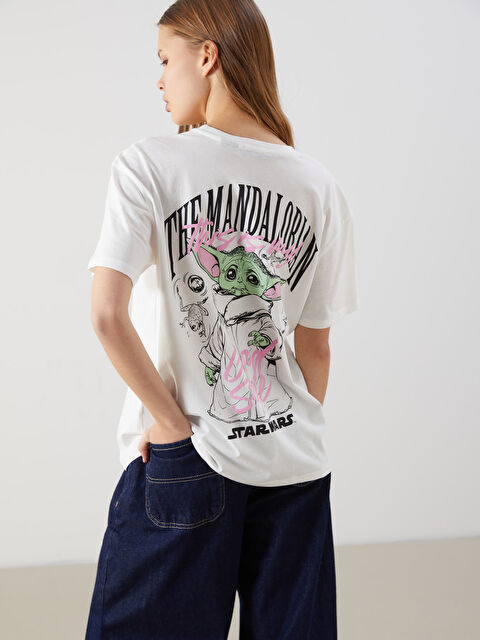 XSIDE Crew Neck The Mandalorian Printed Women's T-Shirt - S5AE48Z8-R9J