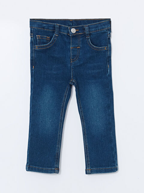LCW Kids Beli Ayarlanabilir Lastikli Erkek Çocuk Jean Pantolon - S5AG17Z1-H45
