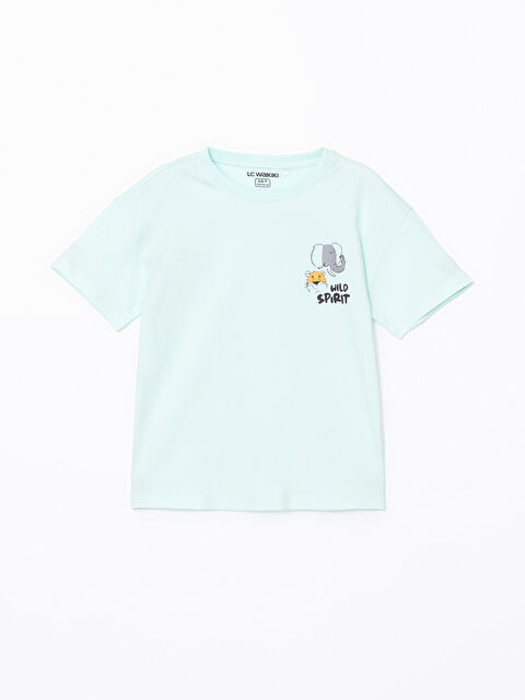 LCW Kids Bisiklet Yaka Erkek Çocuk Pijama Üst - S5AG44Z1-FPW