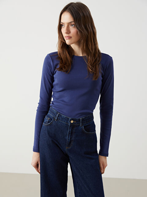 LCWAIKIKI Classic Bisiklet Yaka Kadın Body - S5AH82Z8-HPN