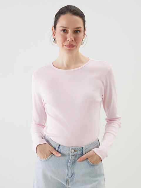 LCWAIKIKI Classic Bisiklet Yaka Kadın Body - S5AH82Z8-FSA