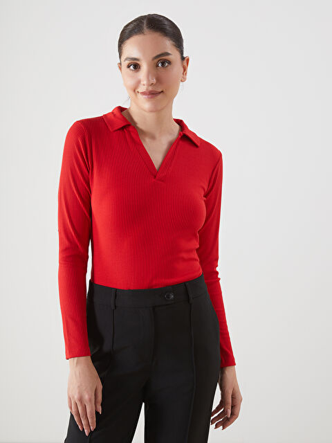 LCWAIKIKI Classic Polo Yaka Kadın Body - S5AI04Z8-KYV