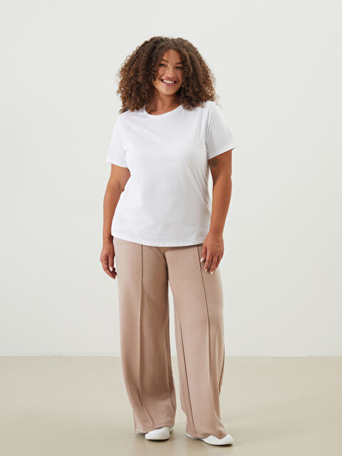 LCWAIKIKI Classic Beli Lastikli Kadın Eşofman Altı