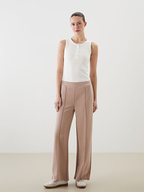 LCWAIKIKI Classic Beli Lastikli Kadın Eşofman Altı - S5AI74Z8-D5Q