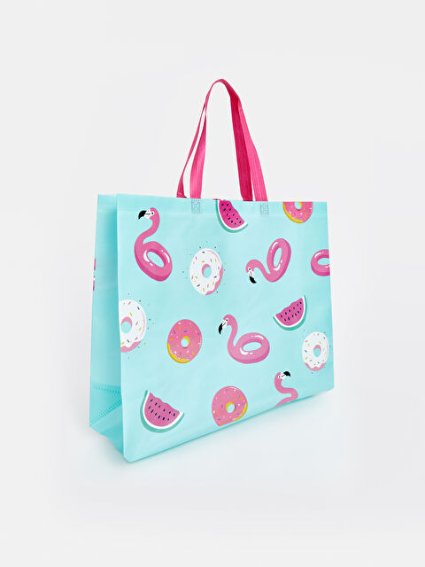 LCW ACCESSORIES Printed Women's Beach Bag - S5AI77Z8-M0T