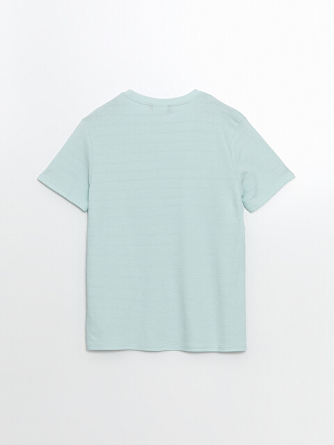 XSIDE Crew Neck Short Sleeve Men's T-Shirt - S5AI85Z8-ZJK - LC Waikiki